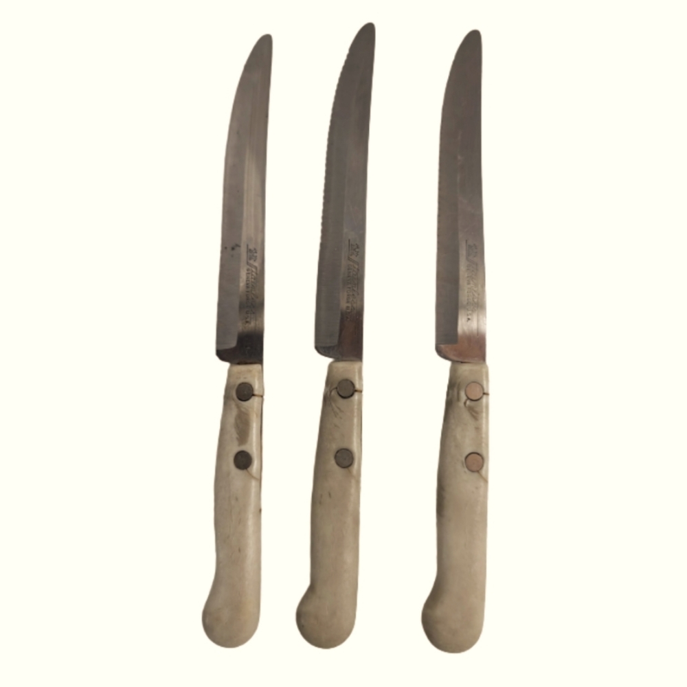 EKCO GENEVA FORGE Steak Knife Replacement Set 3